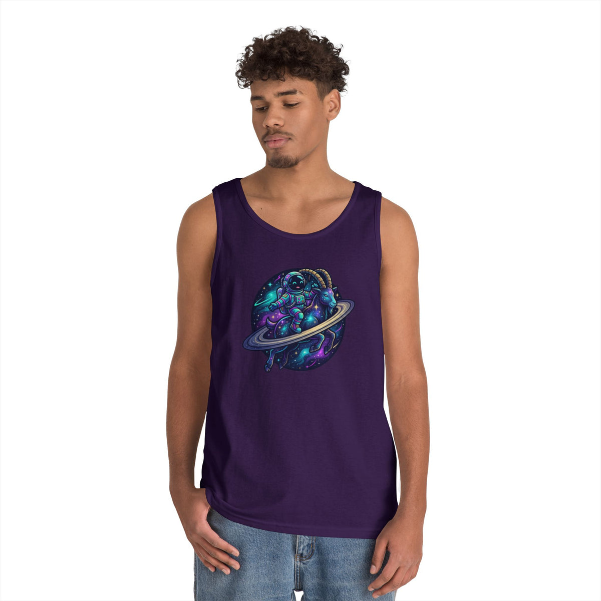 "Space Explorer Capricorn" Tank Top