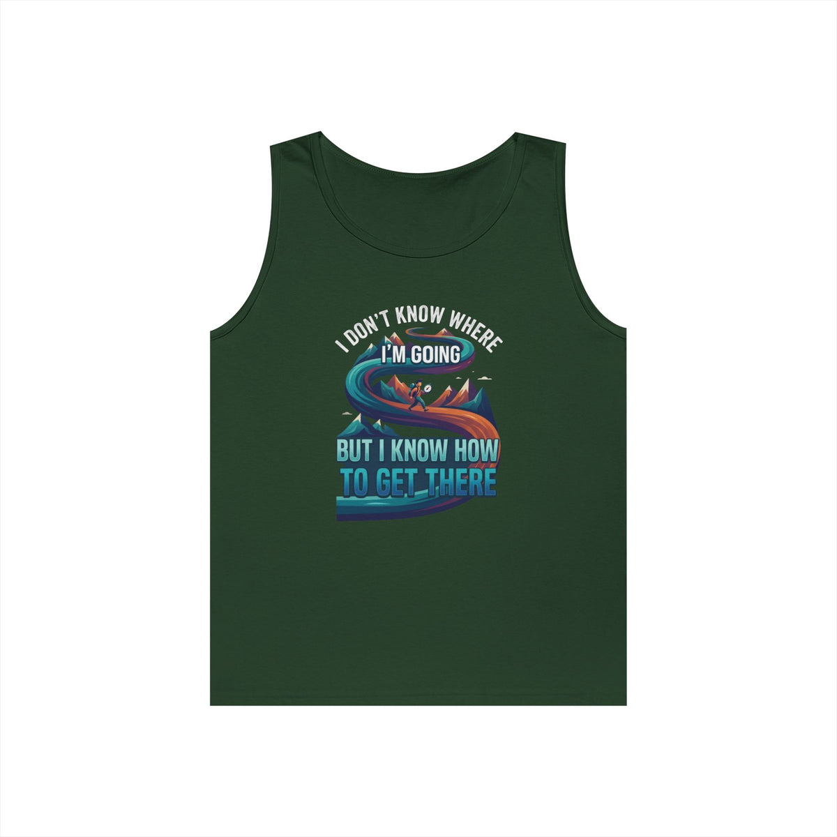 Color: Forest Green | I Don't Know Where I'm Going Tank Top