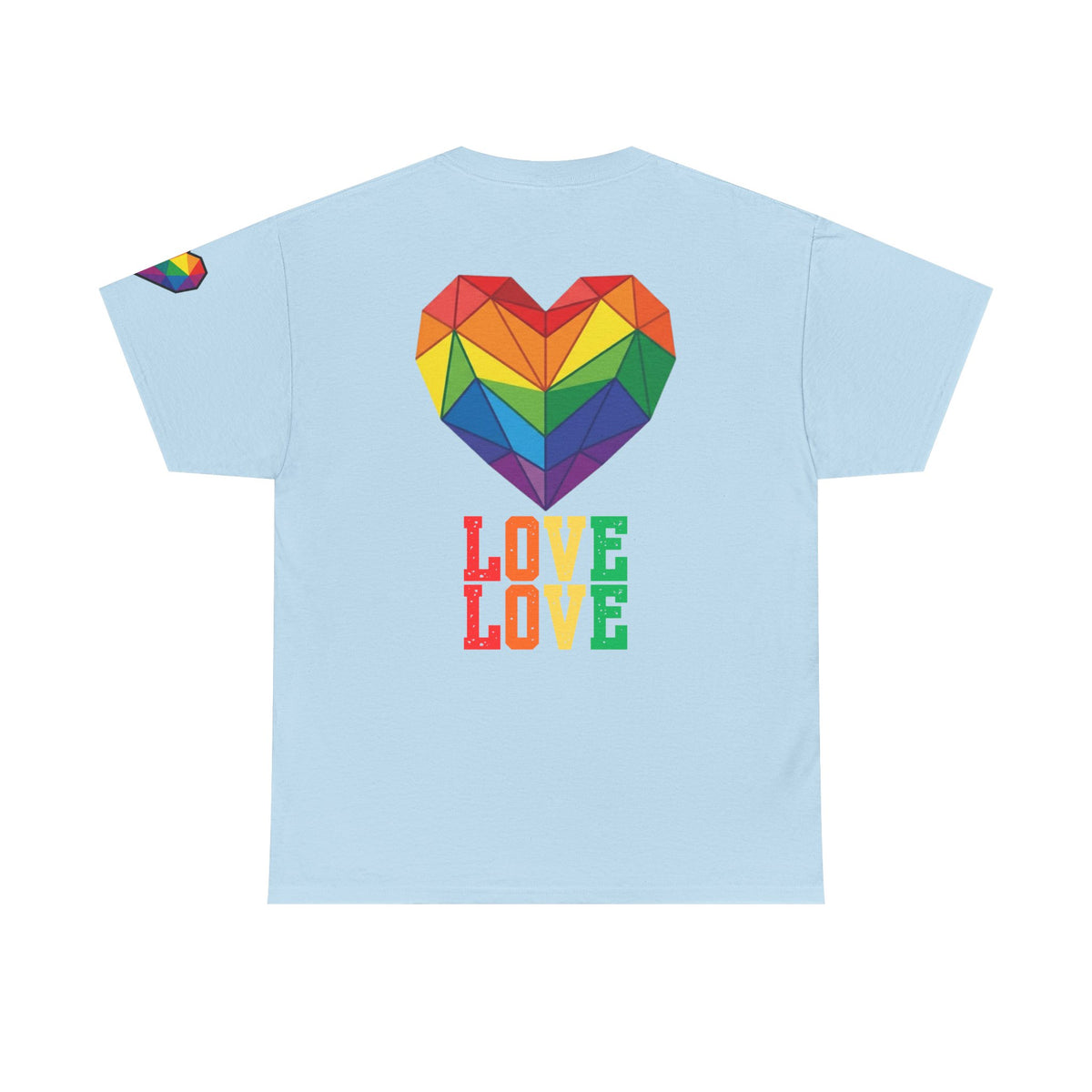 Color: Light Blue | LOVE Premium Graphic Tee