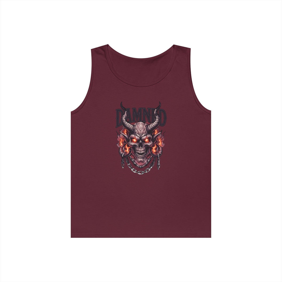 Color: Maroon | Damned Tank Top