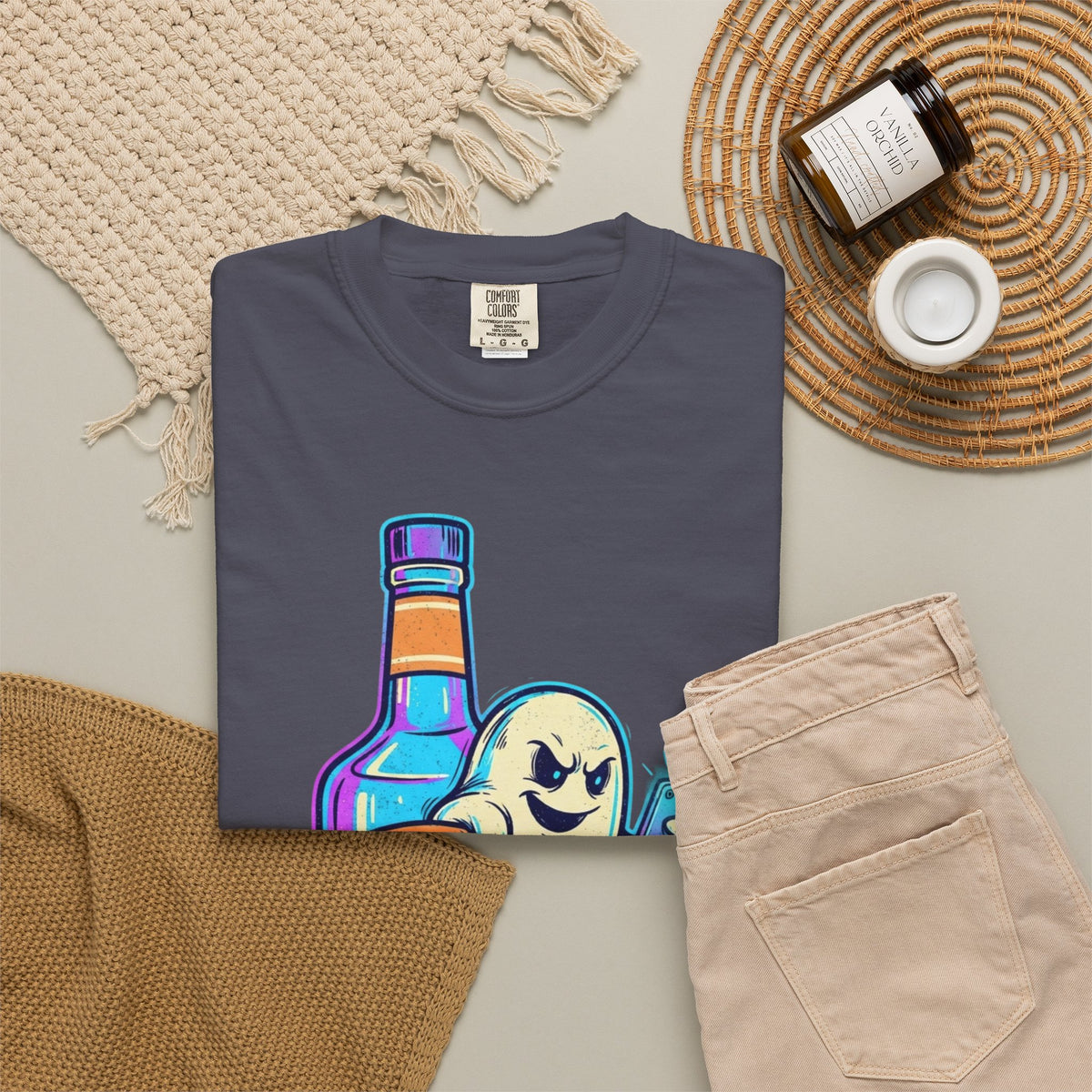 Ghosting Unisex Garment-Dyed Tee