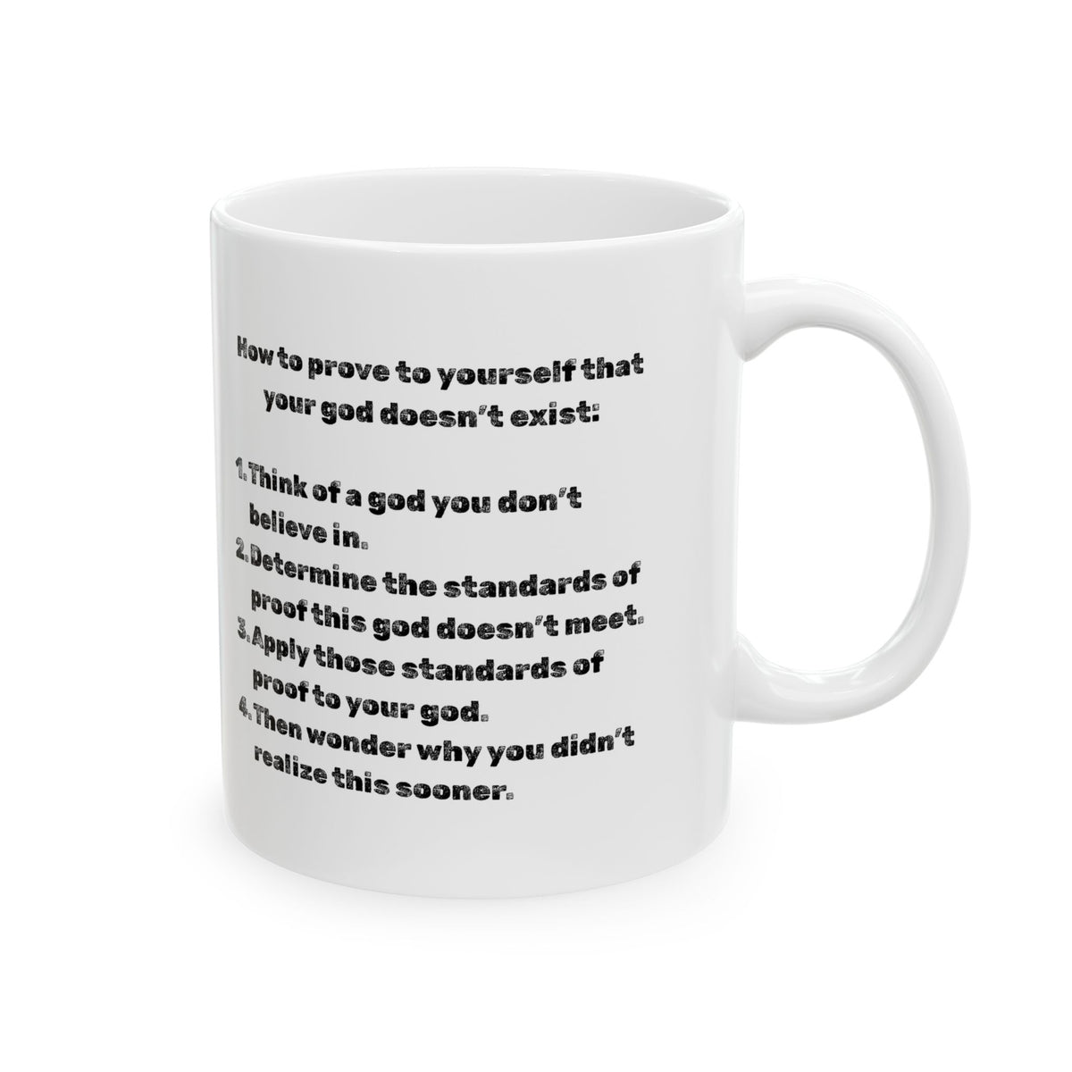 "Good proof" White Ceramic Mug