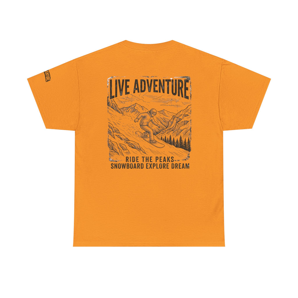 "Live Adventure - Snowboard" Premium Graphic Tee