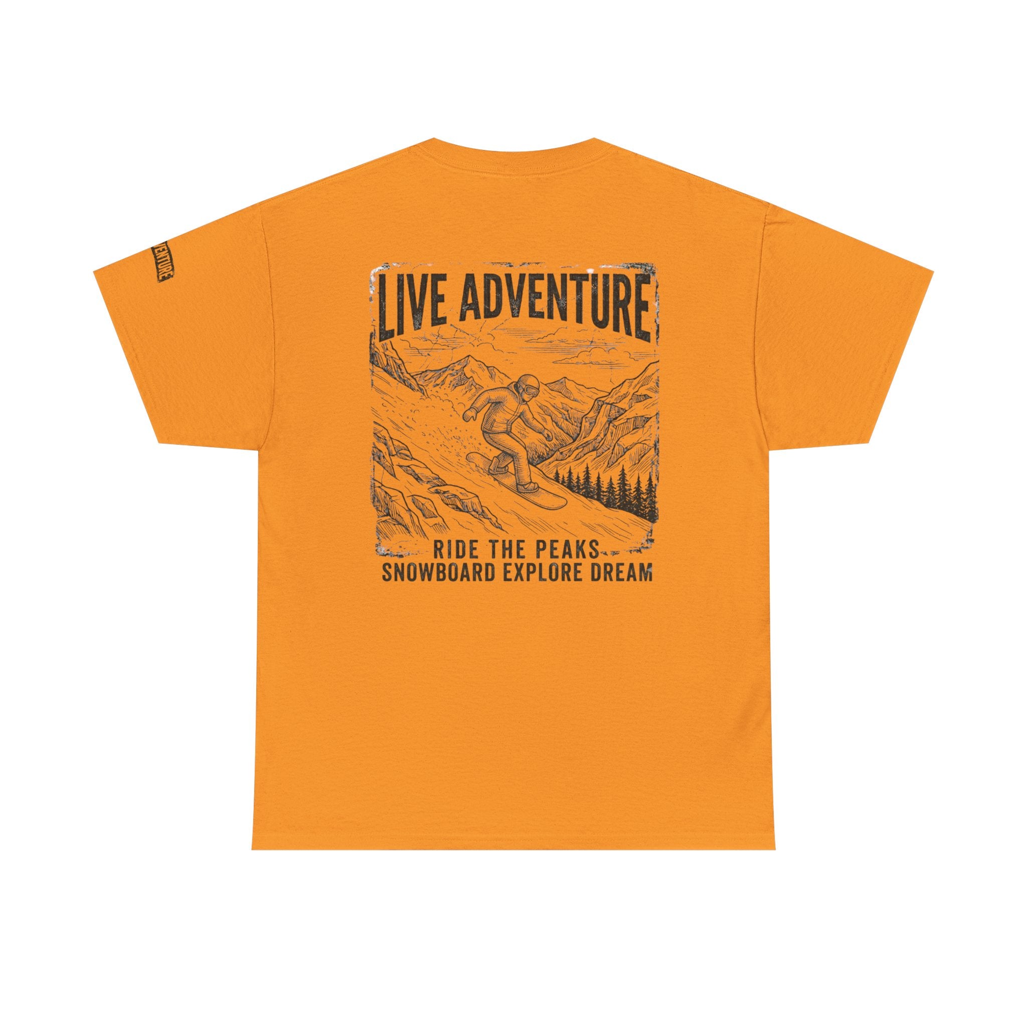 "Live Adventure - Snowboard" Premium Graphic Tee
