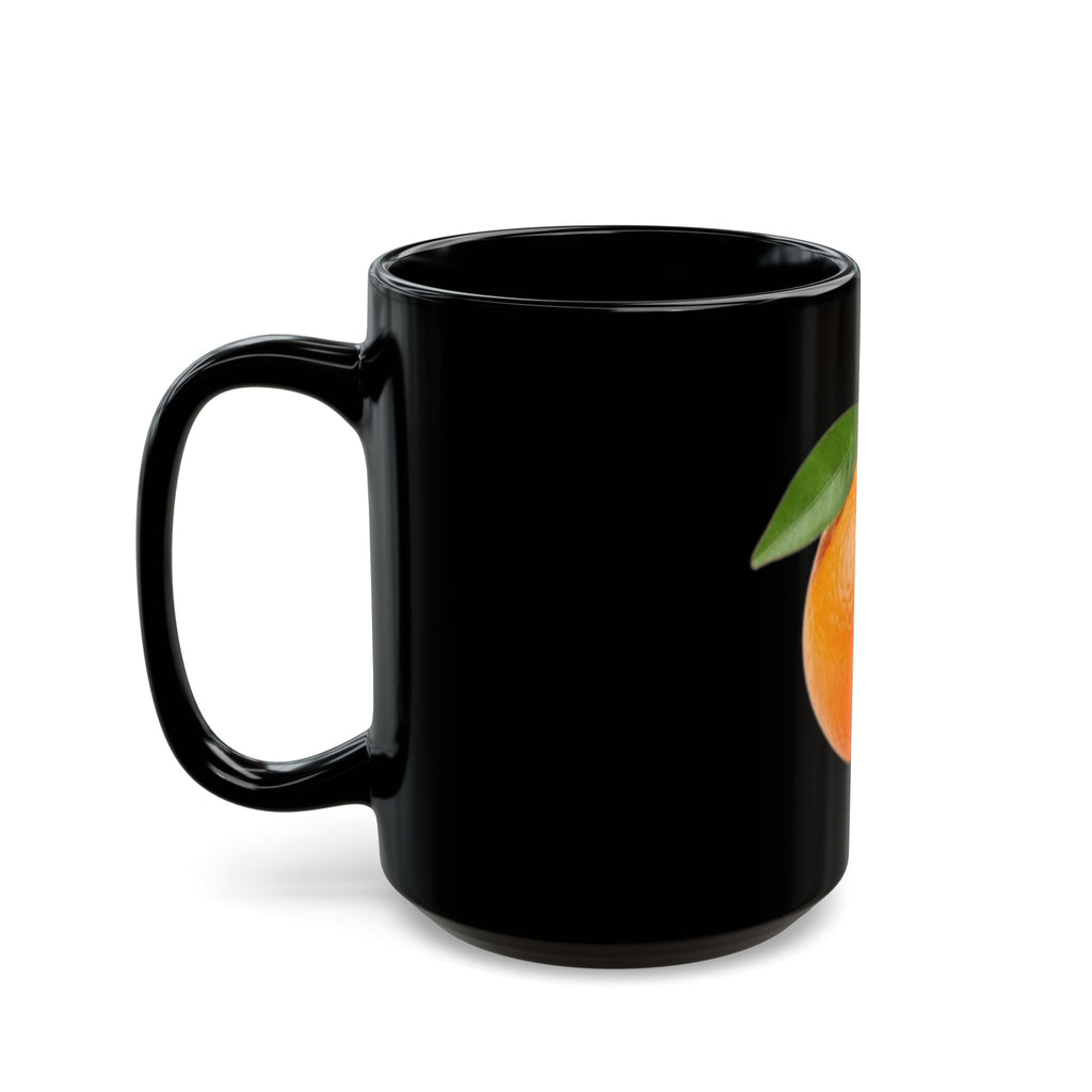"Tangerine Vagina" Black Ceramic Mug — Graphic