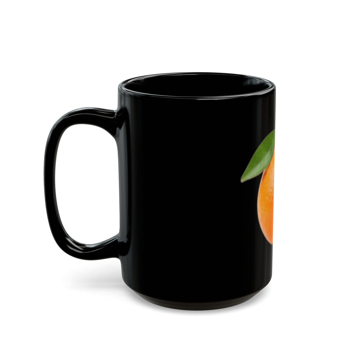 "Tangerine Vagina" Black Ceramic Mug — Graphic