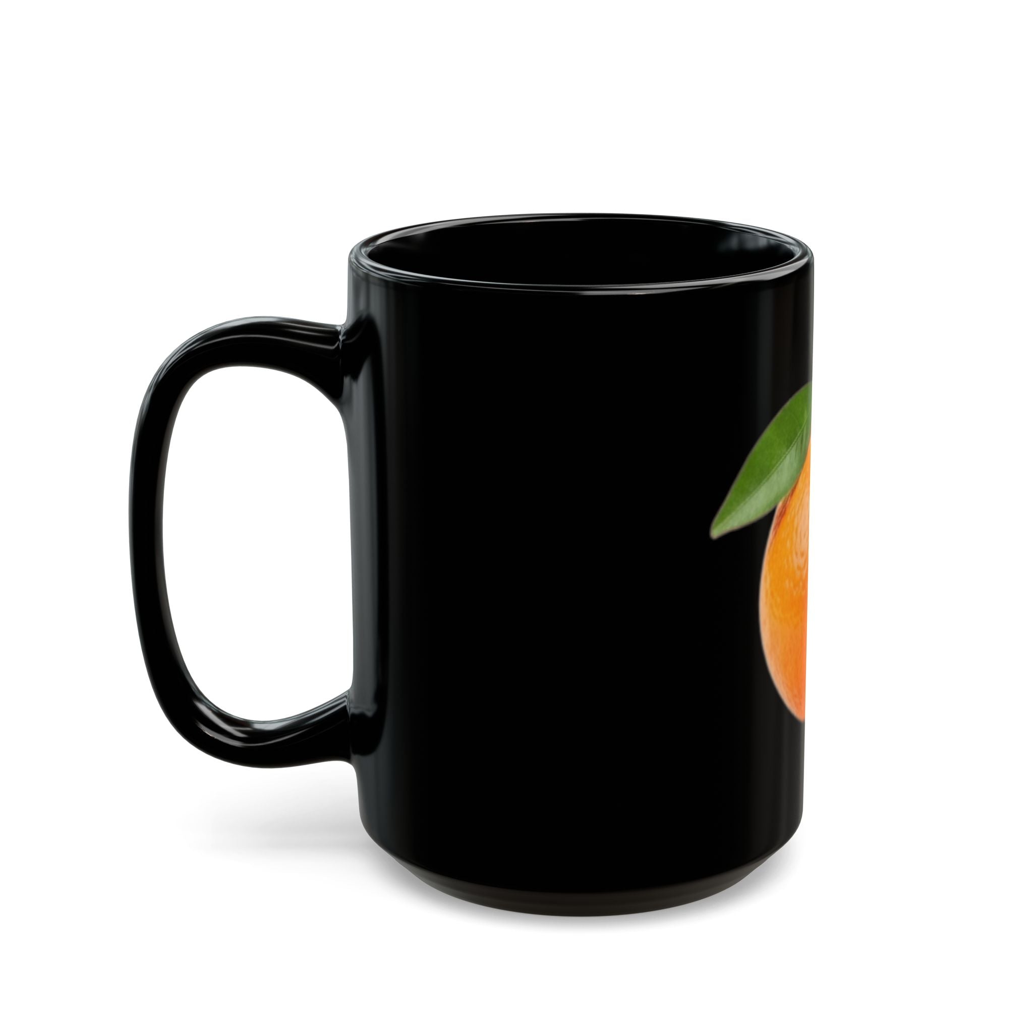 "Tangerine Vagina" Black Ceramic Mug — Graphic