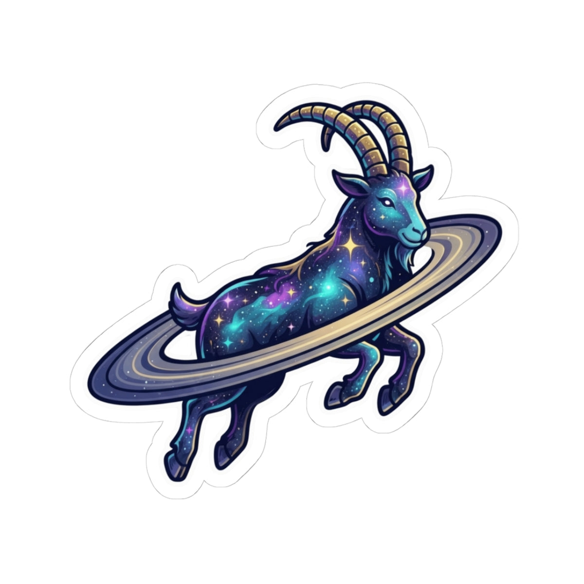 "Space Explorer Capricorn" Sticker