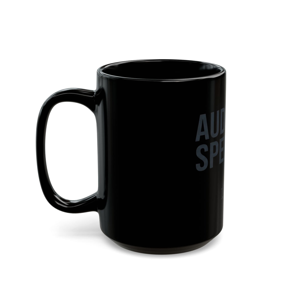 "Protest Series - Audit The Spending" Black Ceramic Mug — Graphic