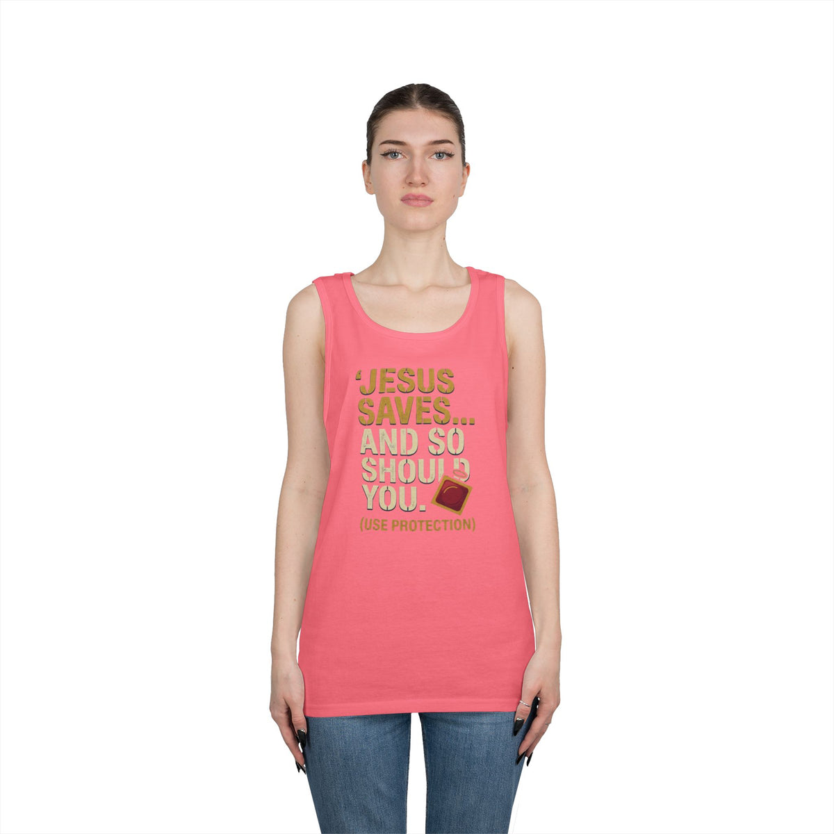 "Good Book Series Jesus Saves and So Should You" Tank Top