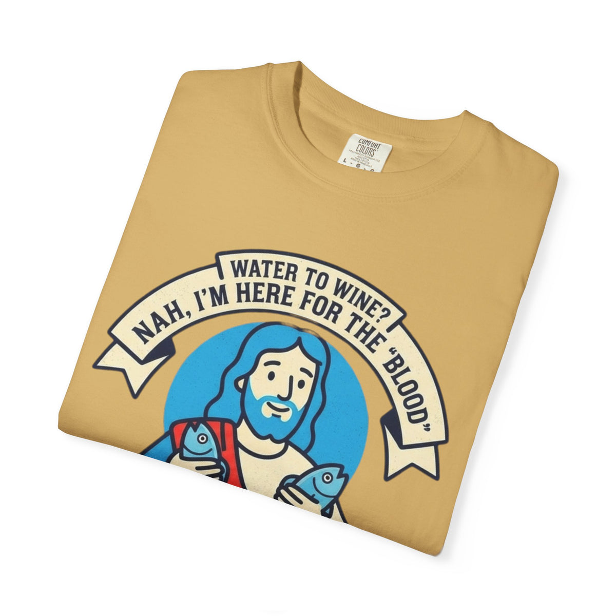 "Good Book Series Not Dead Awkward In Bed" Unisex Garment-Dyed Tee
