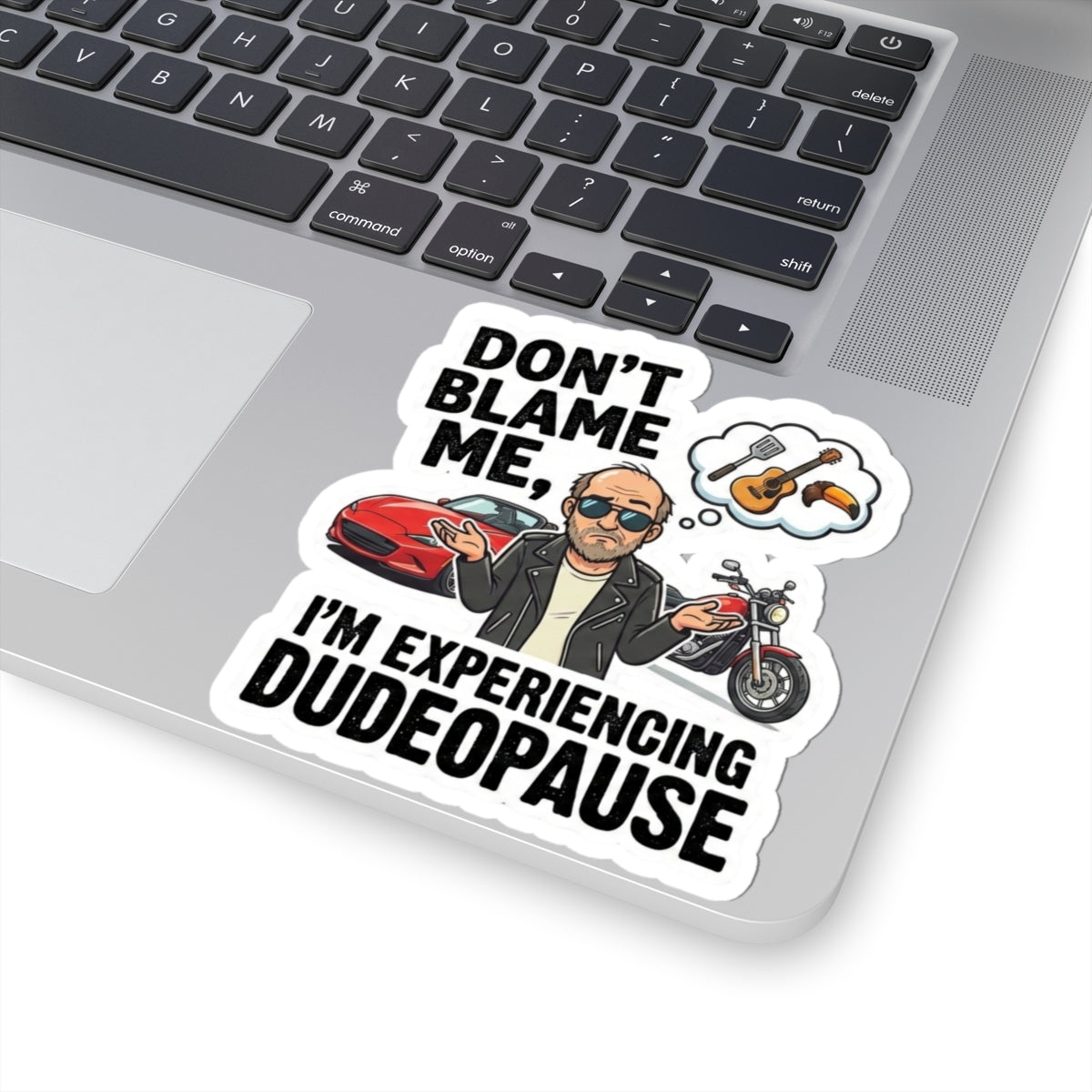 Dudepause: It's a Thing | Kiss-Cut Sticker — AttitudeShirts