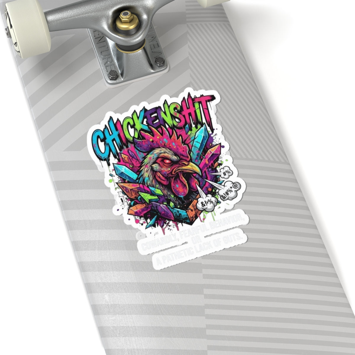"Chickenshit" Sticker — Main