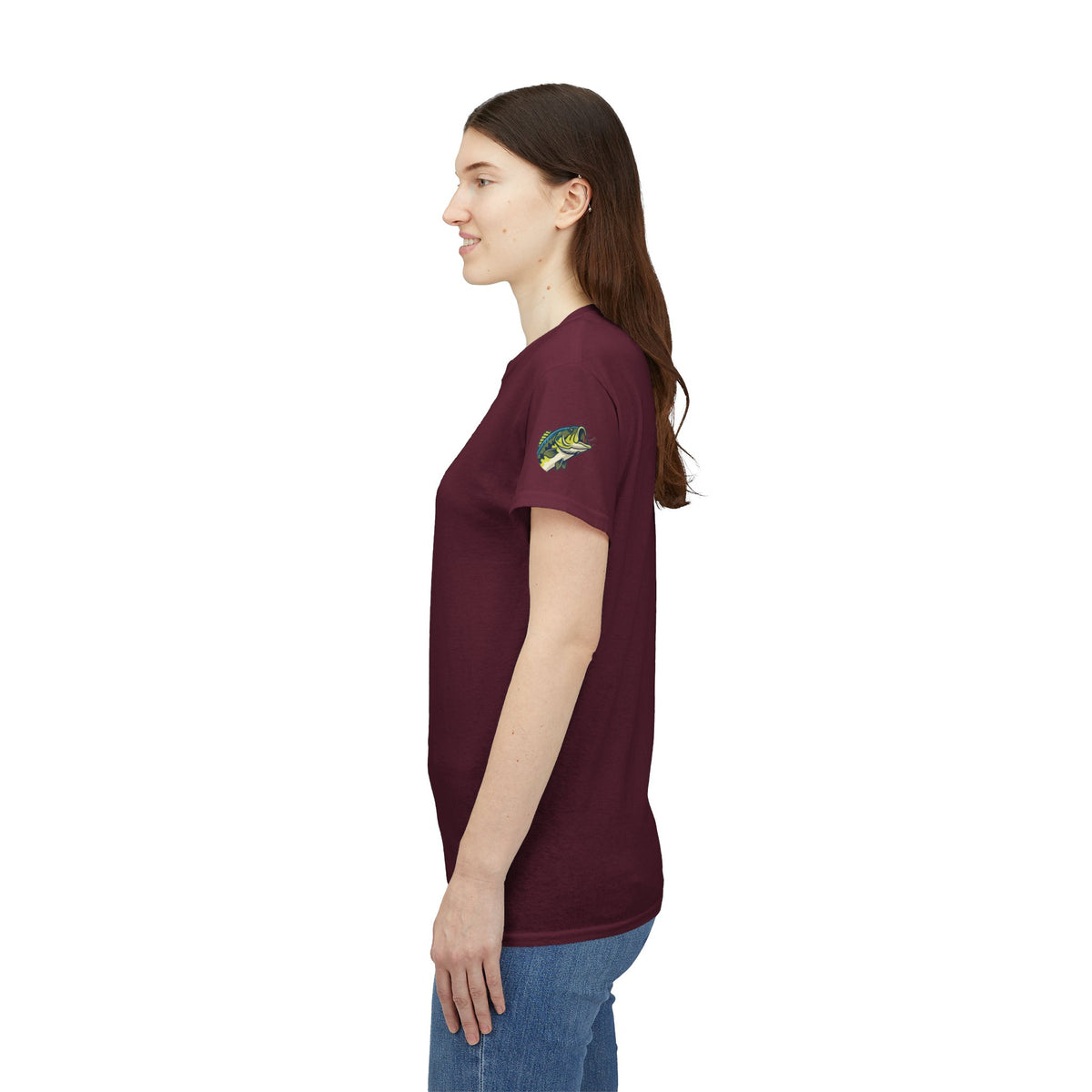 Color: Maroon | Jerk Until She Swallows Premium Graphic Tee