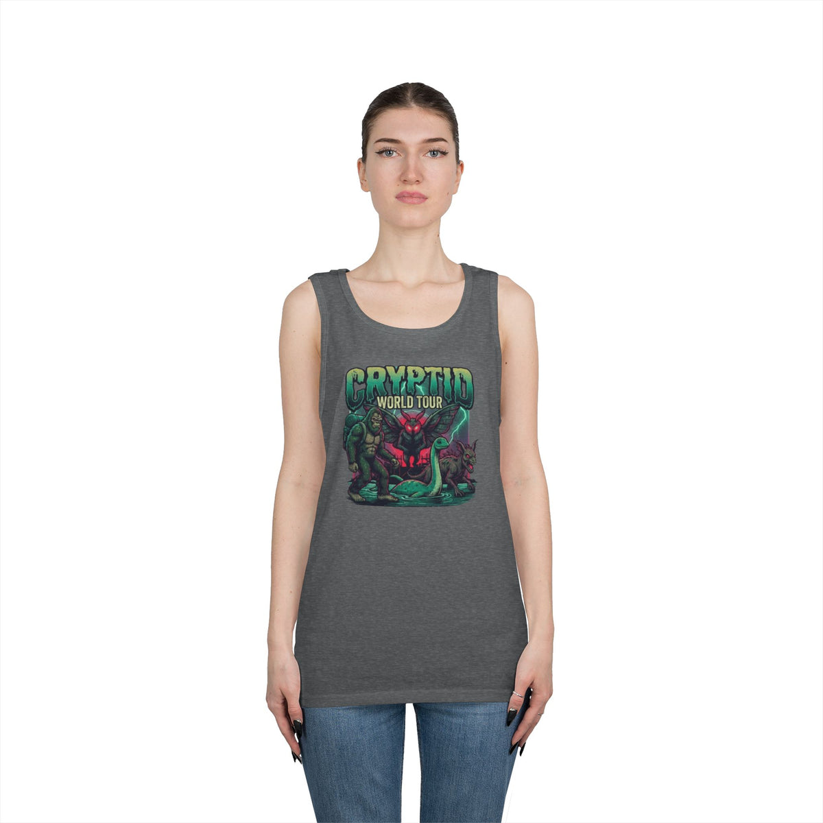 "Puzizia (Global-Cryptid Mashup) Cryptid World Tour" Tank Top