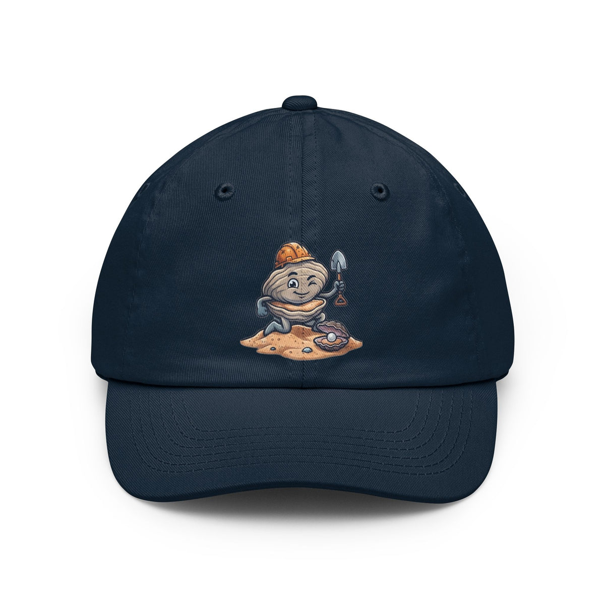 Color: Navy | Digging For The Big Pearl Dad Hat — Graphic