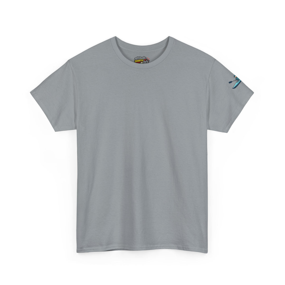 Color: Gravel | Mountain Lake Kayak Premium Graphic Tee