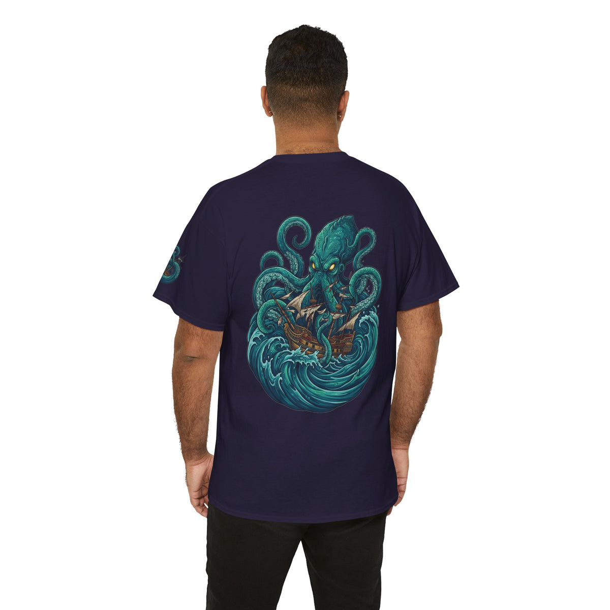 Color: Blackberry | The Kraken (Norse-Global Maritime) Premium Graphic Tee
