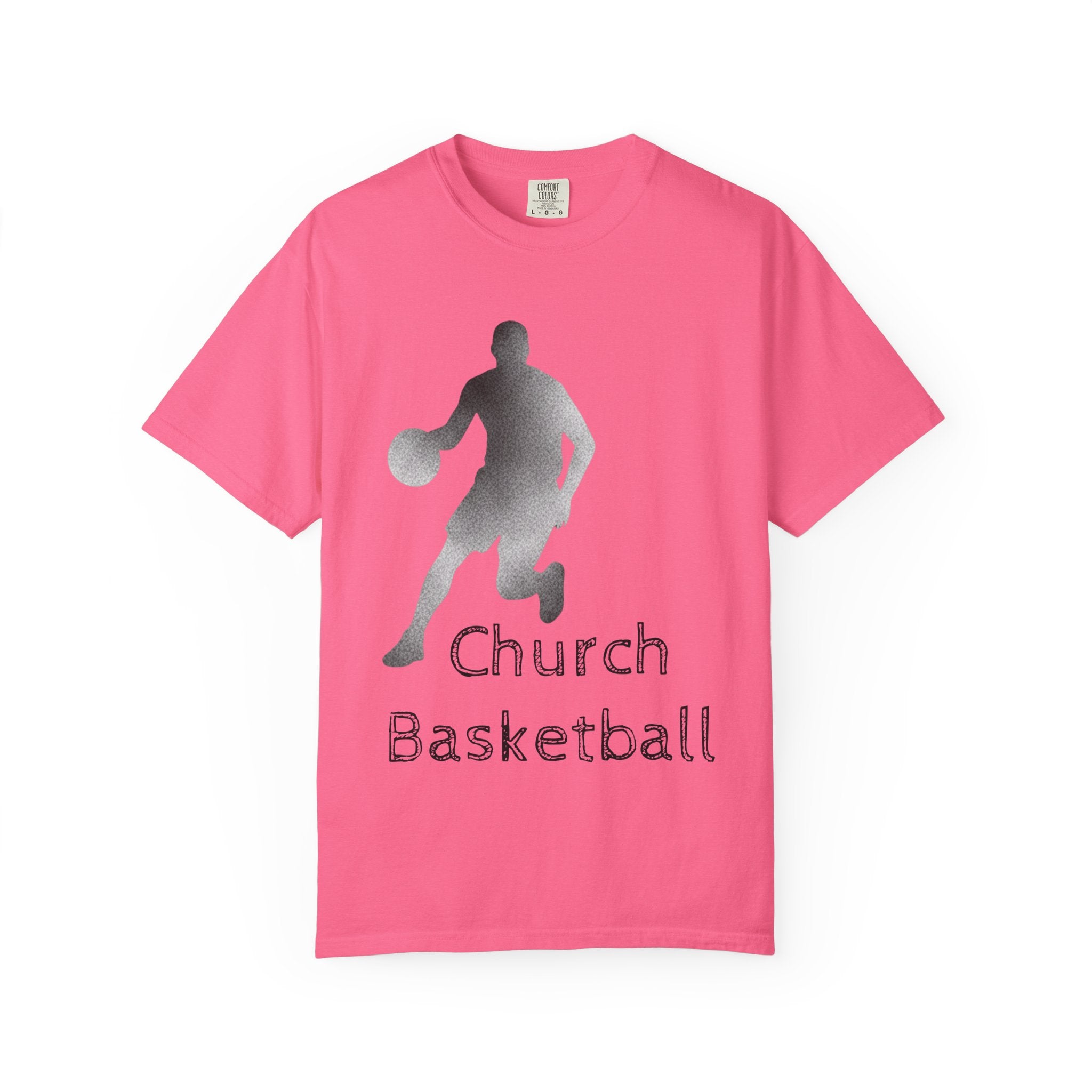 "Church Basketball: High Court" Unisex Garment-Dyed T-shirt