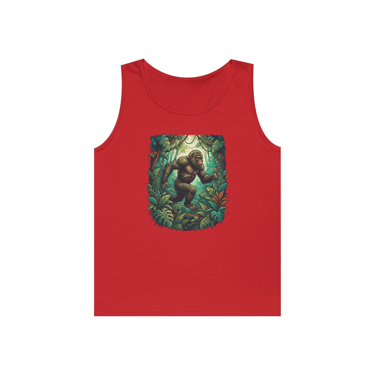 Color: Red | The Bukit Timah Monkey Man (Singapore) Tank Top
