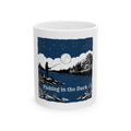 "Fishing in the Dark" White Ceramic Mug