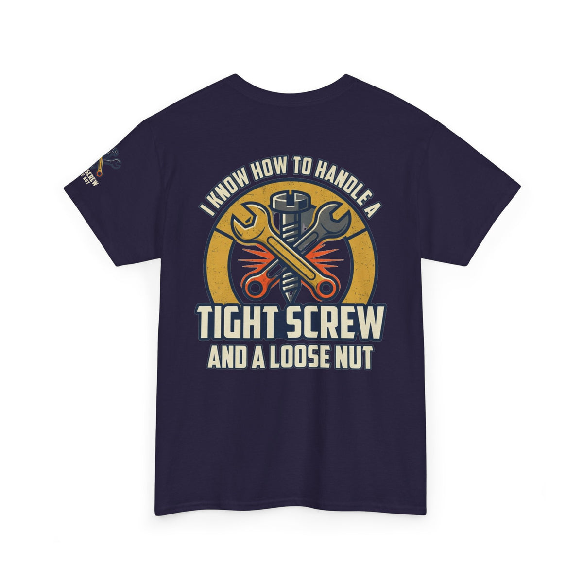 Color: Blackberry | Tight Screw and a Loose Nut Premium Graphic Tee