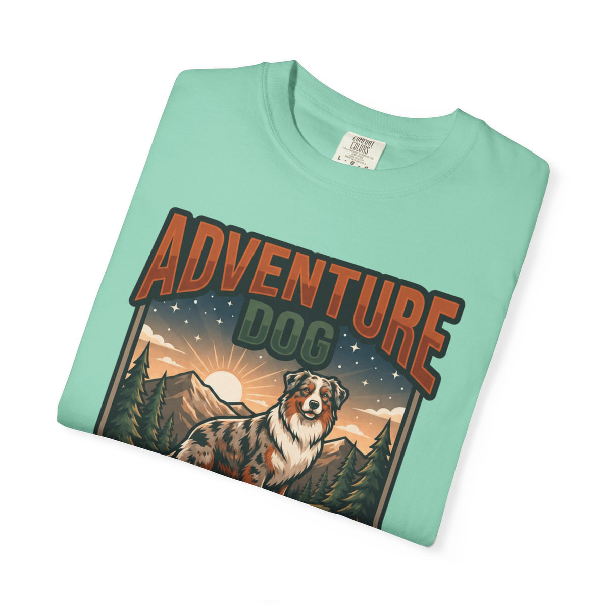 "Adventure Dog" Unisex Garment-Dyed Tee