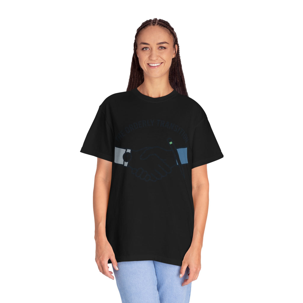 "Orderly Transition" Unisex Garment-Dyed Tee
