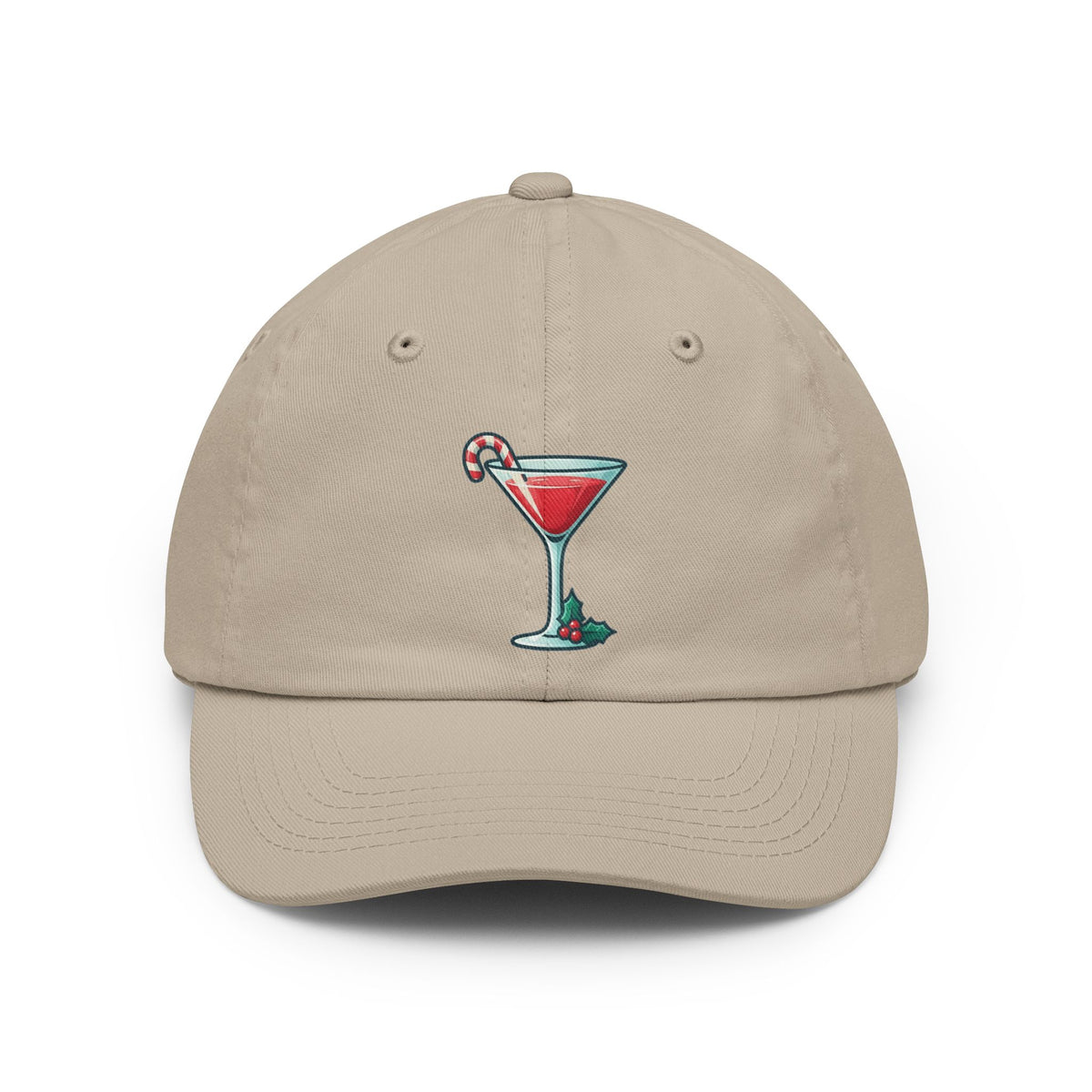 Color: Stone | Christmas Cheer Dad Hat — Graphic