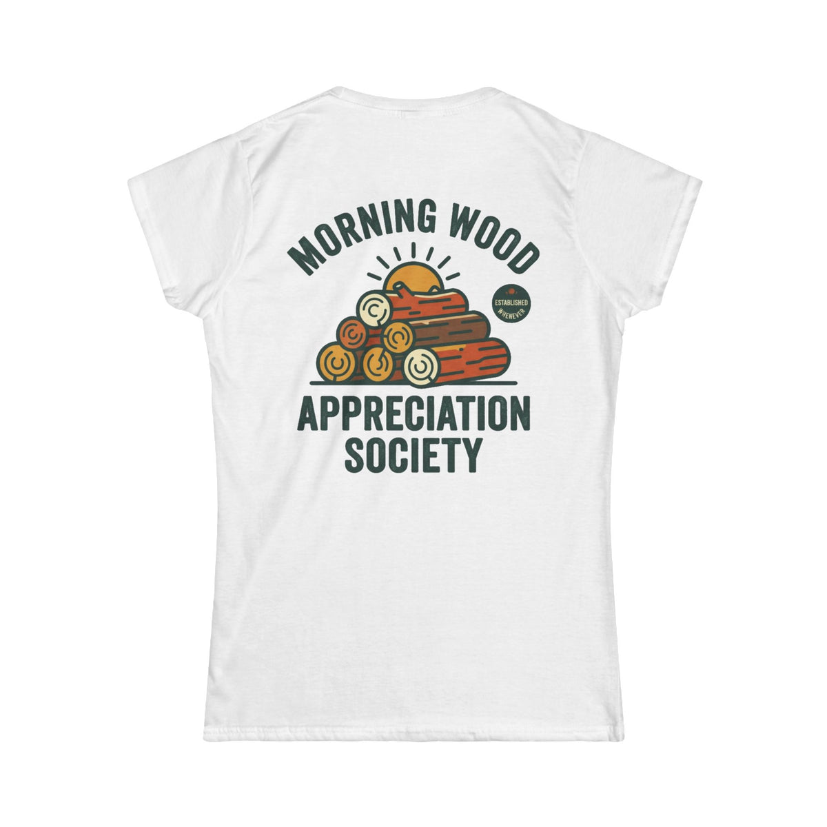 "Morning Wood Appreciation Society" Women's Tee