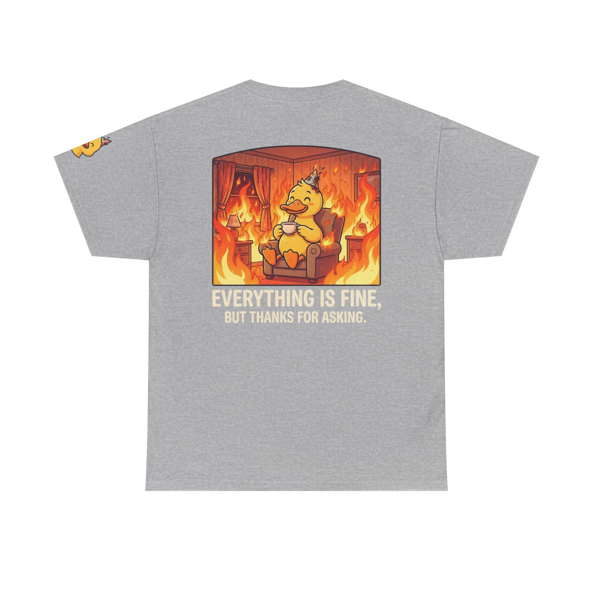 Color: Sport Grey | Everything Is Okay Premium Graphic Tee