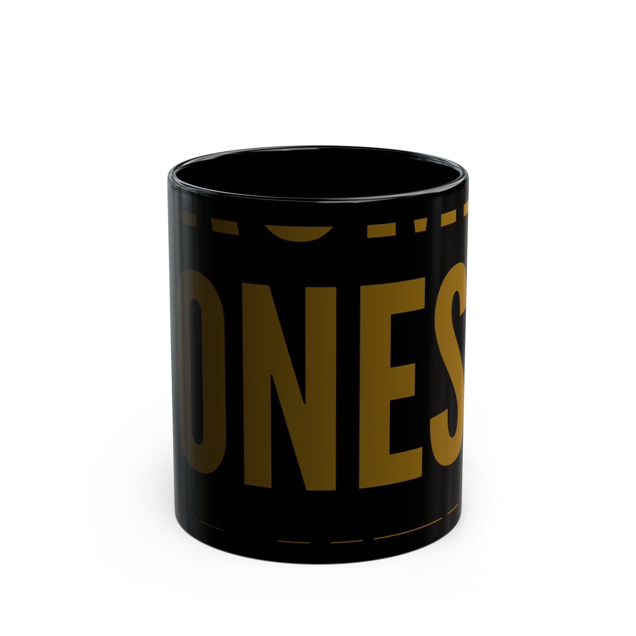 "Trump Honest Truth" Black Ceramic Mug