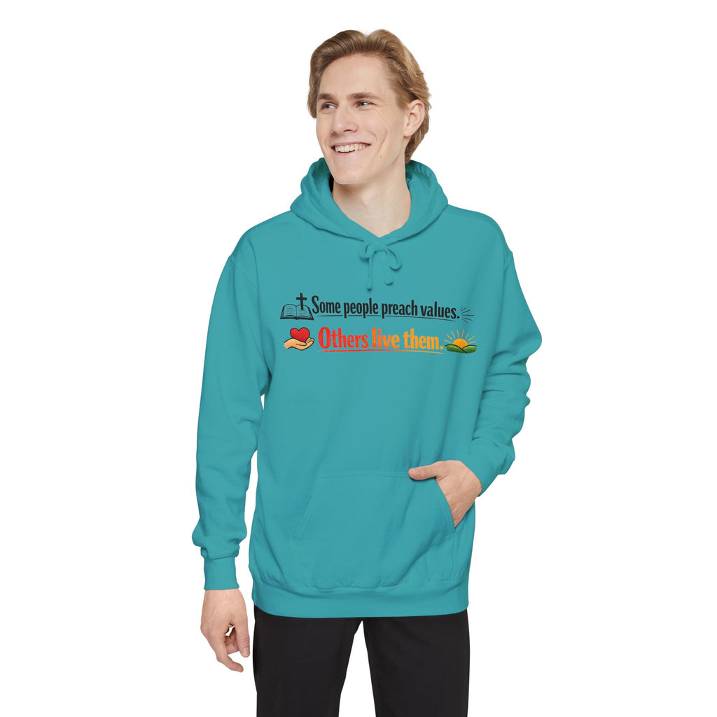 Actually Live It | Garment-Dyed Hoodie — AttitudeShirts