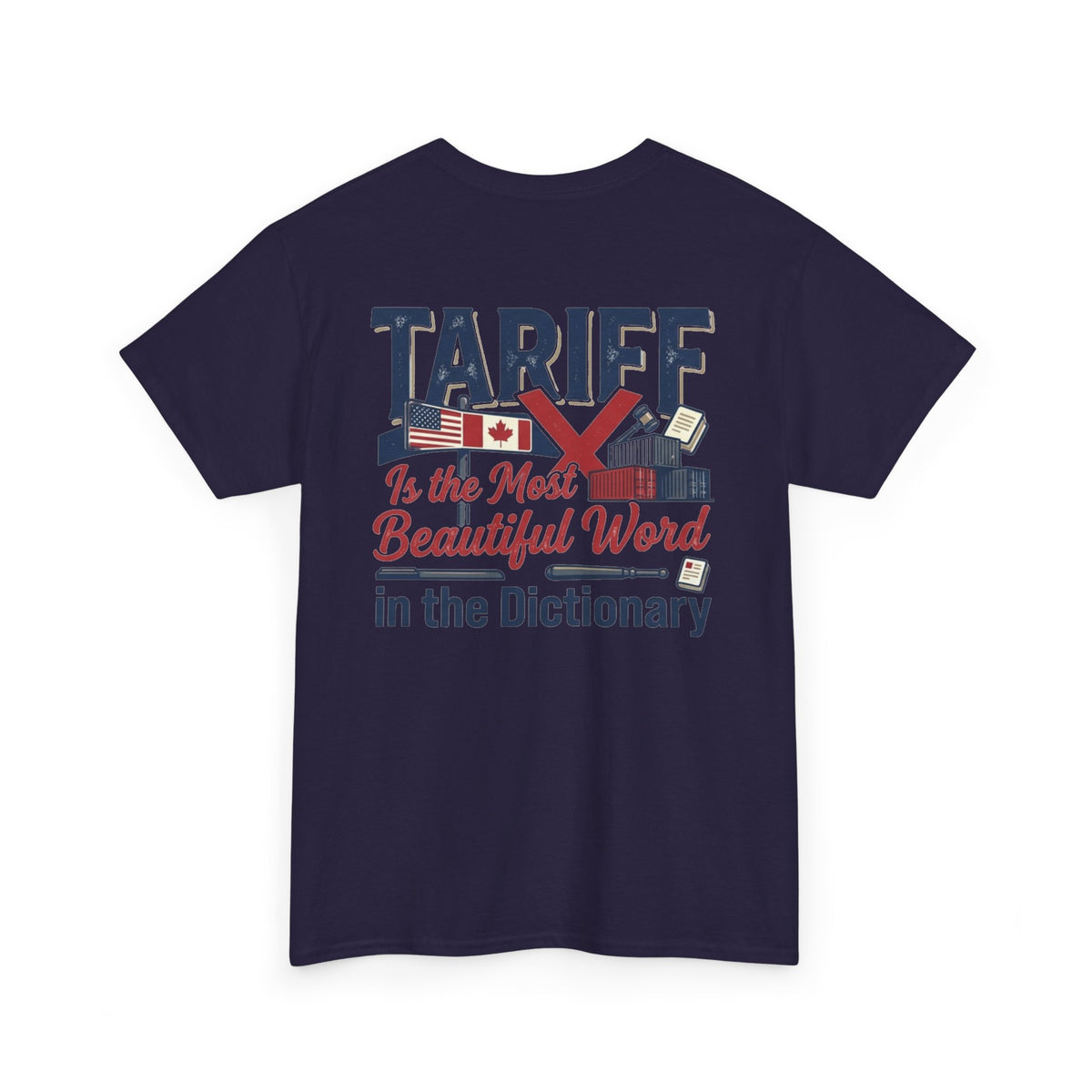 Color: Blackberry | Tariff Is The Most Beautiful Word Premium Graphic Tee