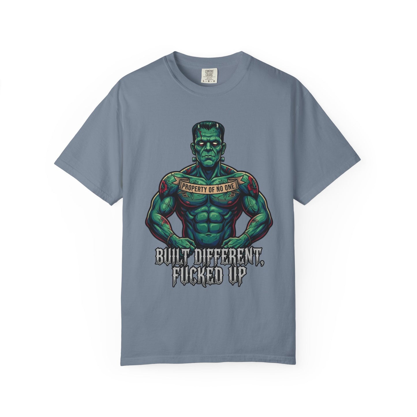 "Built Different" Unisex Garment-Dyed Tee