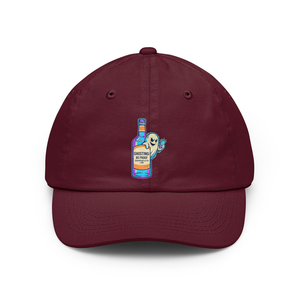 Color: Maroon | Ghosting Dad Hat