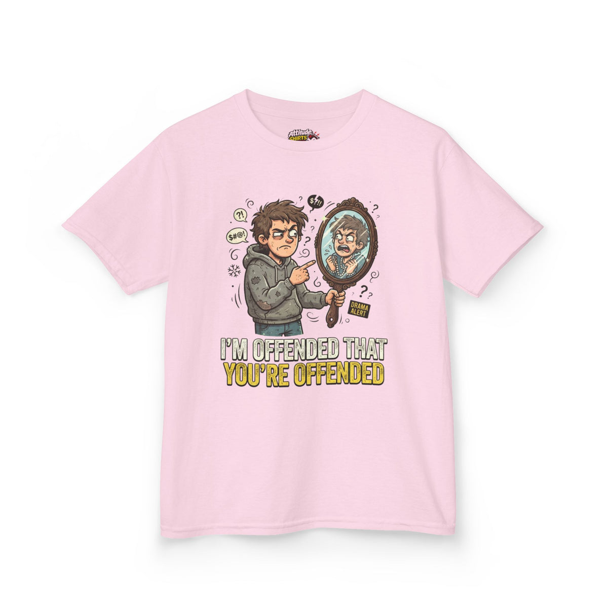 Color: Light Pink | I'm Offended That You're Offended Kids Tee