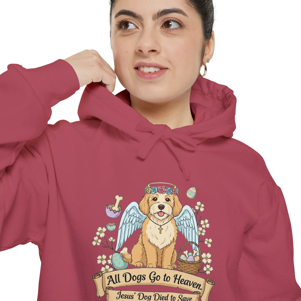 Heaven's Got a Paw Patrol | Garment-Dyed Hoodie — AttitudeShirts