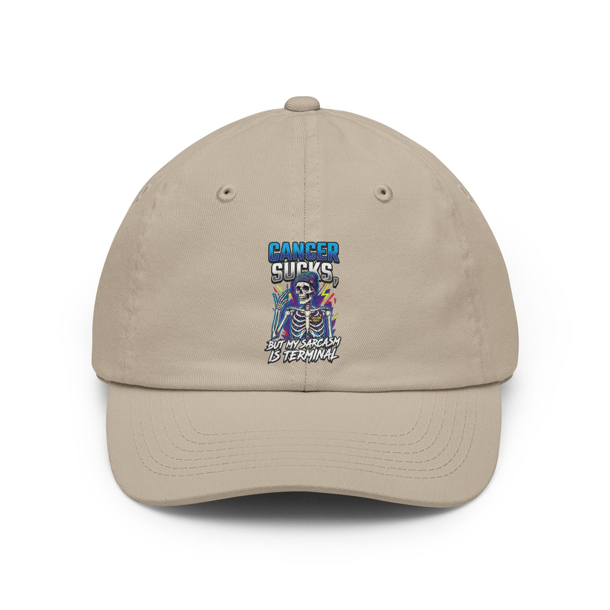 Color: Stone | Cancer Sucks But My Sarcasm Is Terminal Dad Hat