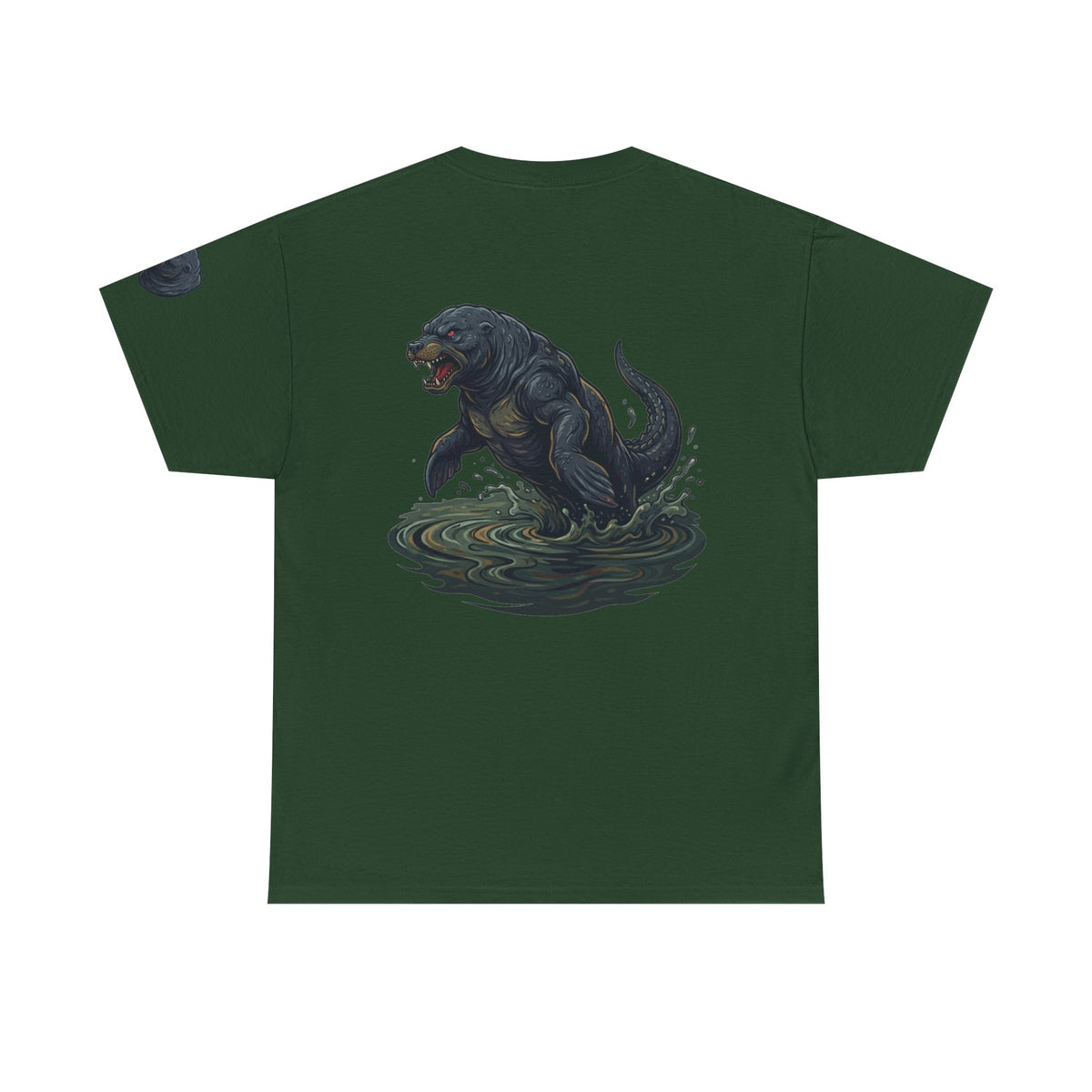 Color: Forest Green | Bunyip (Australian Aboriginal Mythology) Premium Graphic Tee