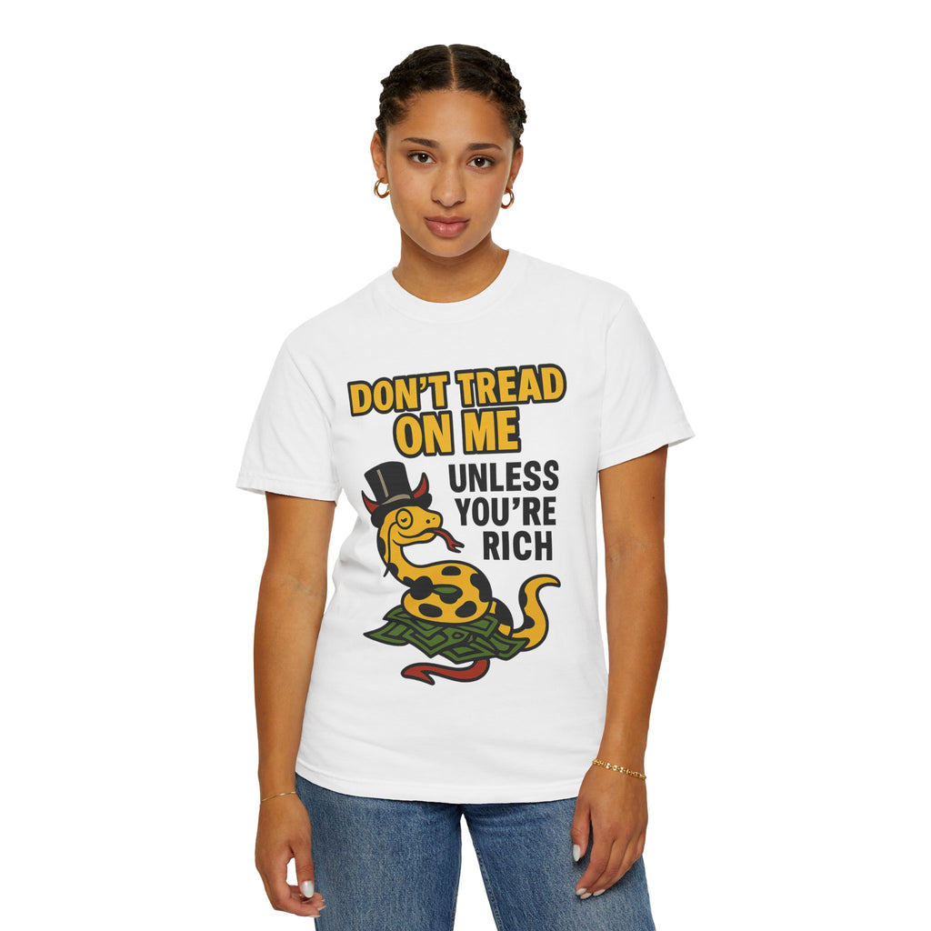"Don't Tread On Me" Unisex Garment-Dyed T-shirt