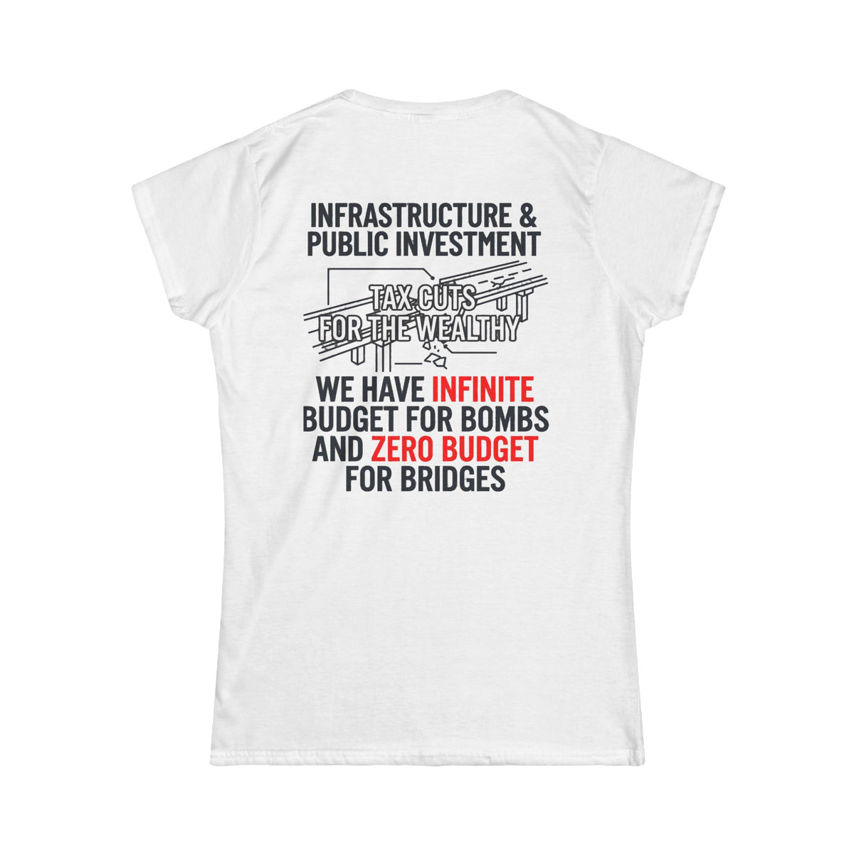 "Protest Series - Fix The Roads" Women's Tee