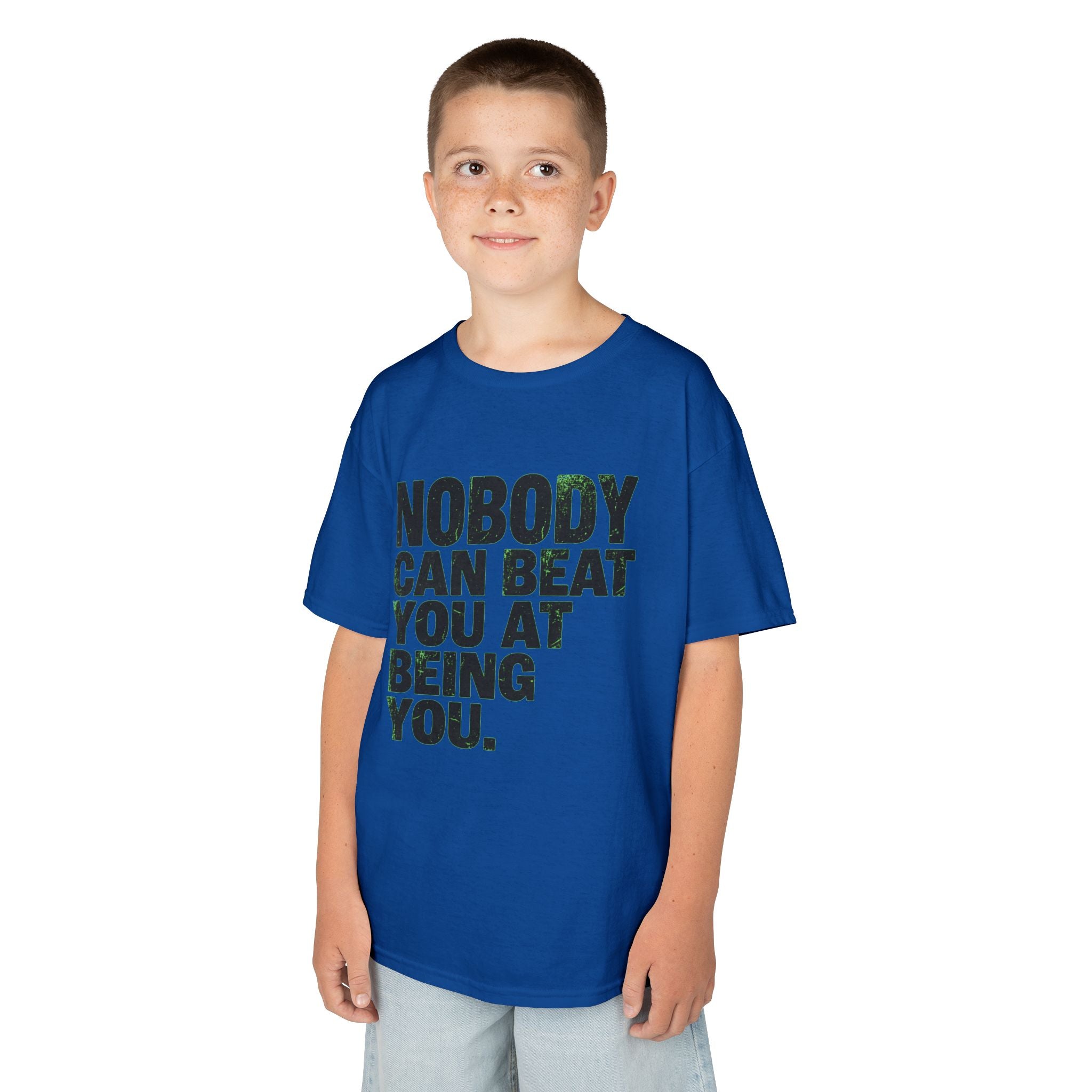 "Nobody Can Beat You At Being You" Kids Tee