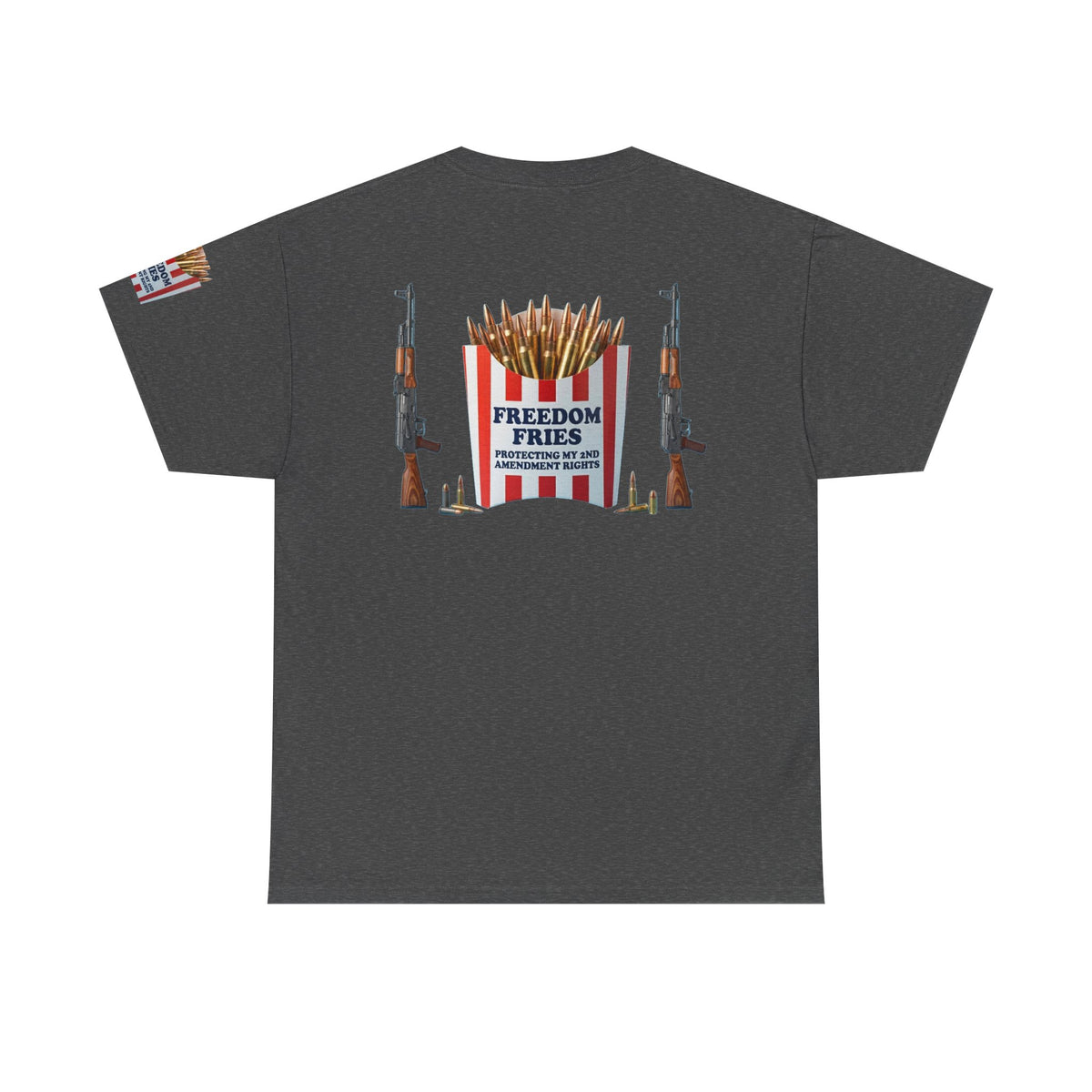 Color: Dark Heather | Freedom Fries Premium Graphic Tee