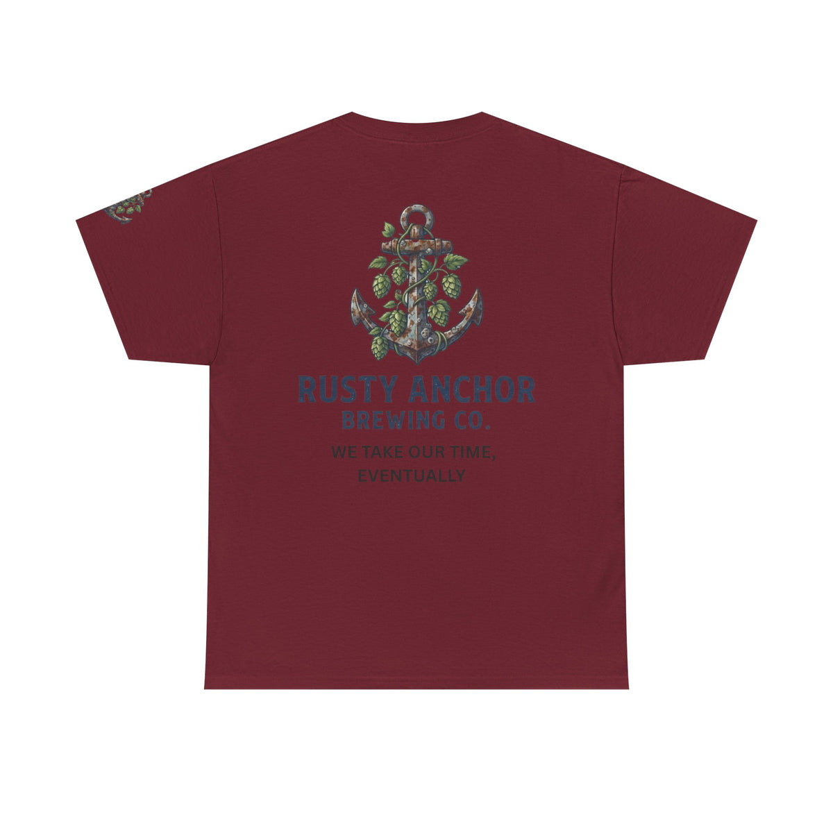 Color: Garnet | Rusty Anchor Brewing Premium Graphic Tee