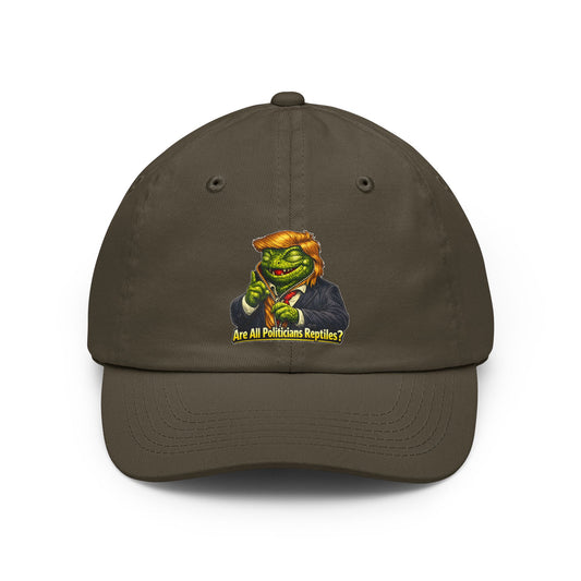 Color: Olive | Reptilian Congress Committee | Dad Hat — AttitudeShirts