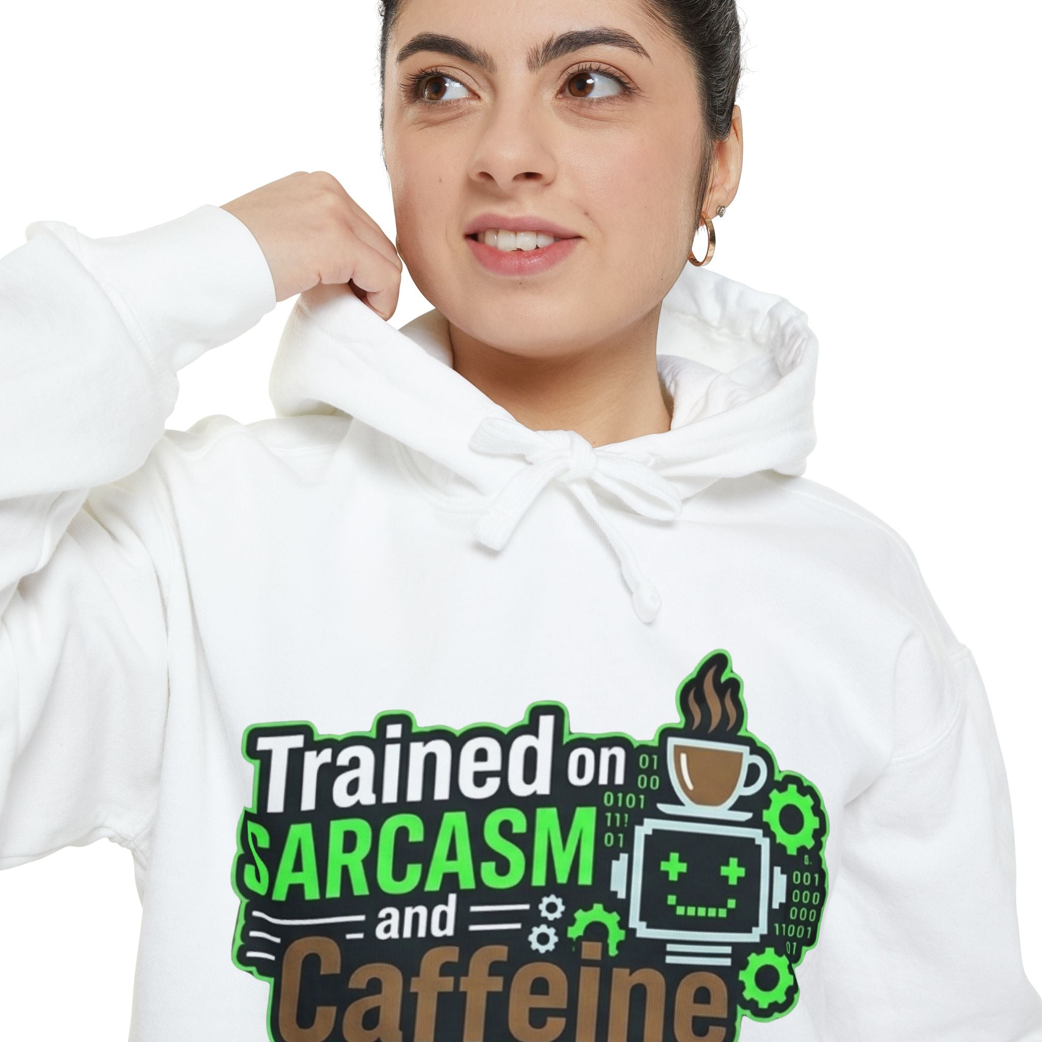 Sarcasm Training Graduate | Garment-Dyed Hoodie — AttitudeShirts