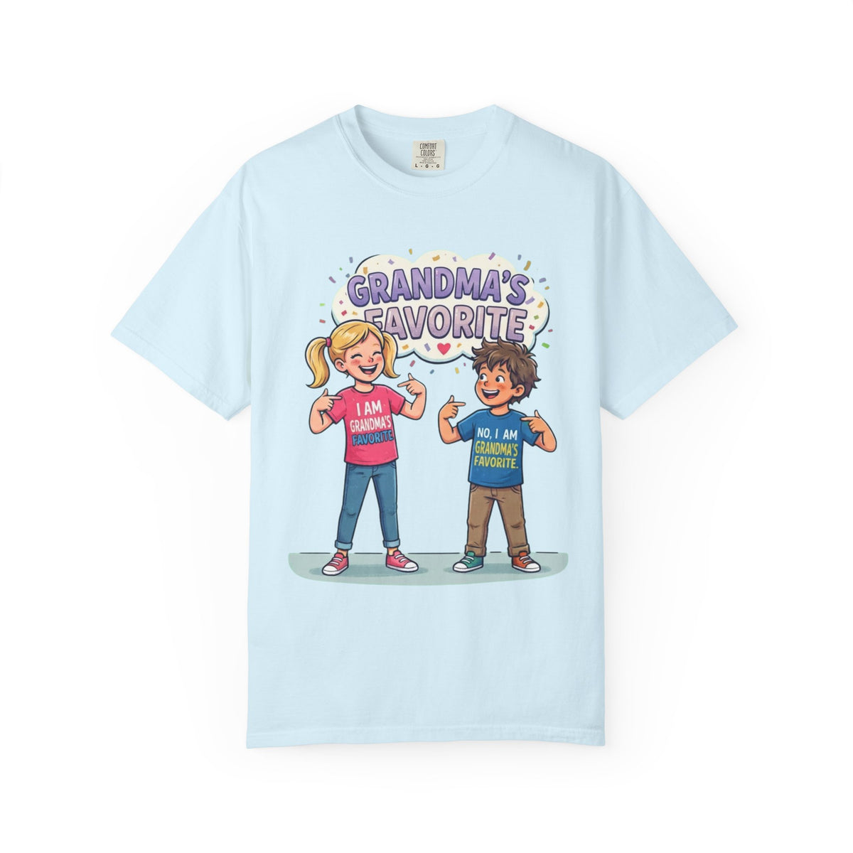 Color: Chambray | Grandma's Favorite Unisex Garment-Dyed Tee