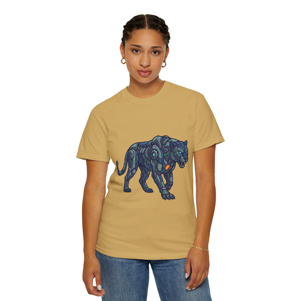 "Cyber Panther" Unisex Garment-Dyed Tee