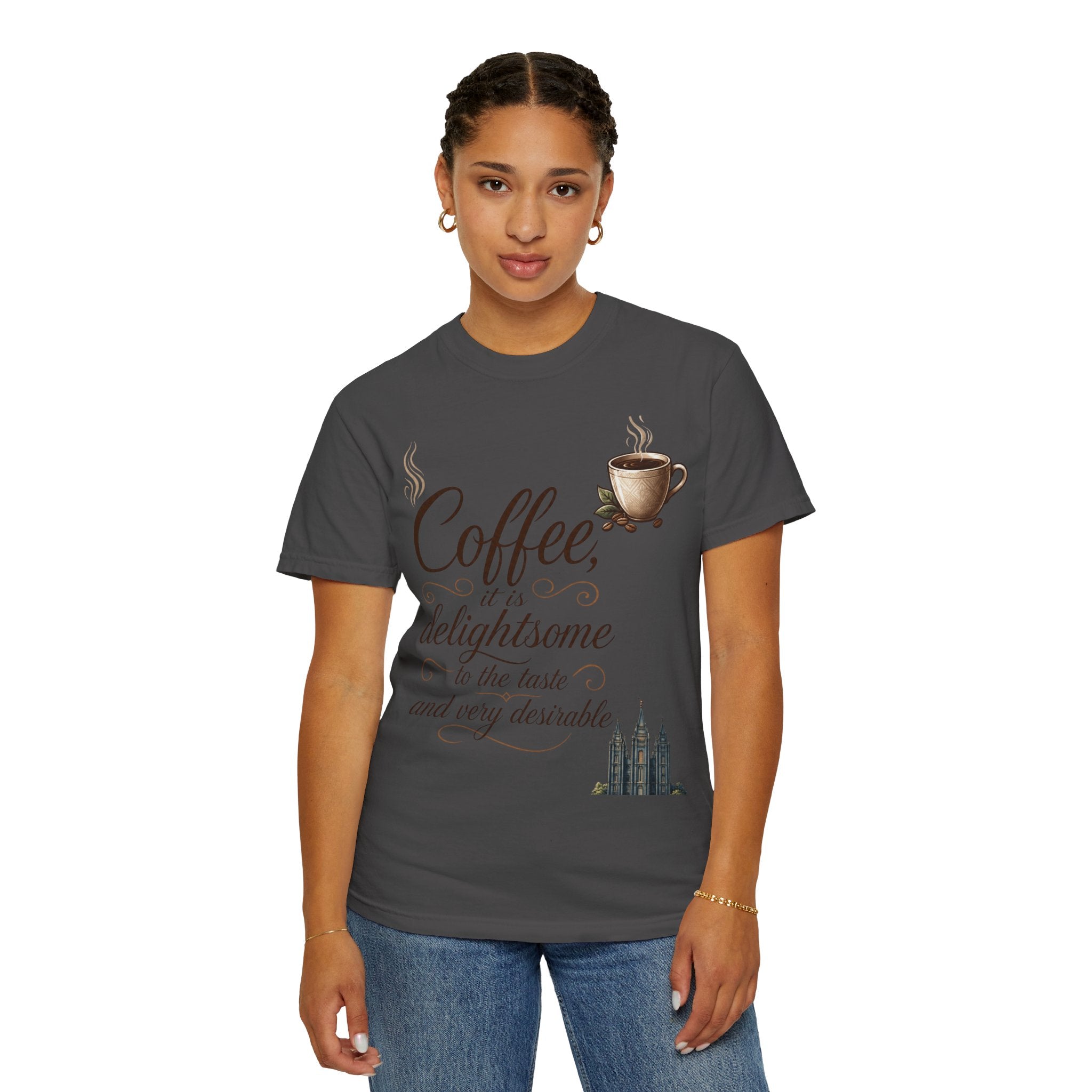 "Coffee is Delightsome" Unisex Garment-Dyed Tee